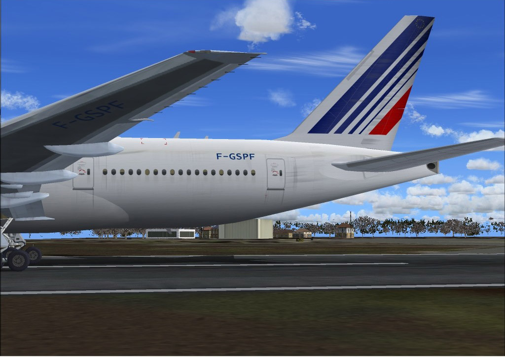 Air France F-Gspf B777-200 Er Meljet V2 Panel: Flight Simulator B777-300 Panel Sound: Flig — 1