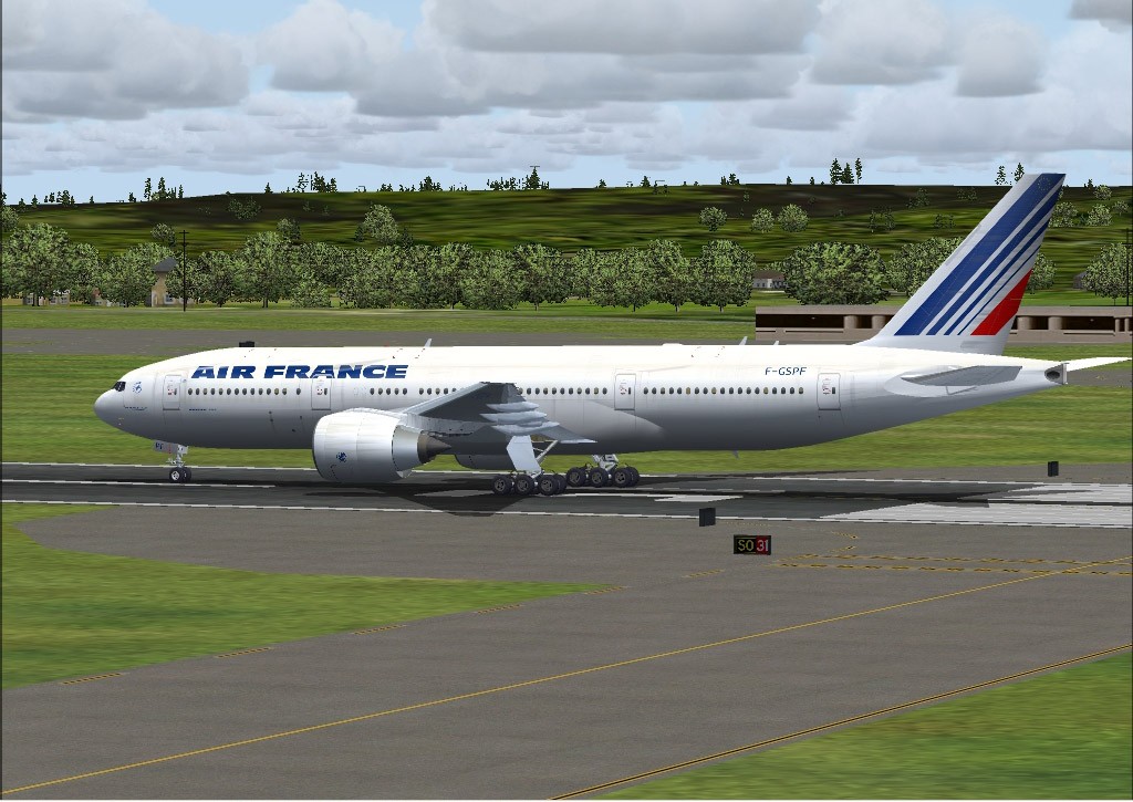 Air France F-Gspf B777-200 Er Meljet V2 Panel: Flight Simulator B777-300 Panel Sound: Flig
