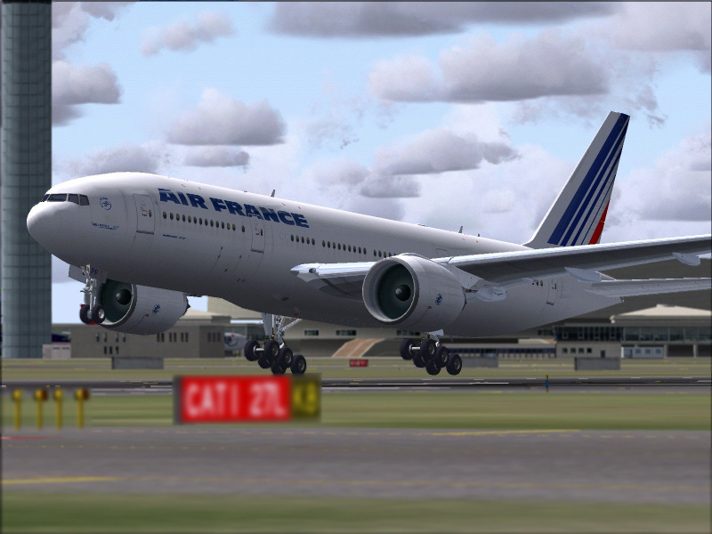 Air France F-Gspf B777-200 Er Meljet V2 Panel: Flight Simulator B777-300 Panel Sound: Flig