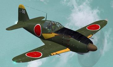Fs2004 Mitsubishi J2M3 Raiden.- Original Cfs2 Model Krzysztof Malinowski.- Adapted And Ren