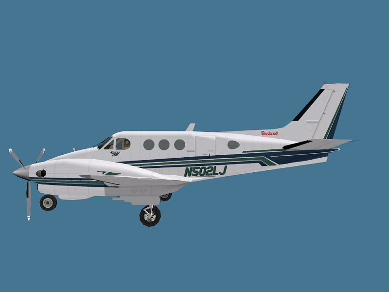 Fs2004 King Air C90 Version 2 Dee Waldron Michael Verlin Fully Flyable, Includes Transpare