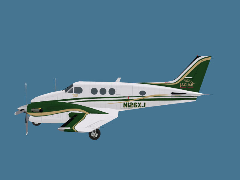 Fs2004 King Air C90B Version 2 Dee Waldron Michael Verlin Fully Flyable, Includes Transpar