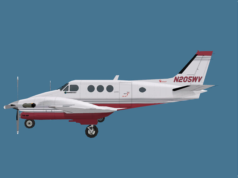 Fs2004 King Air C90B Xp Version 2 Dee Waldron Michael Verlin Fully Flyable, Includes Trans