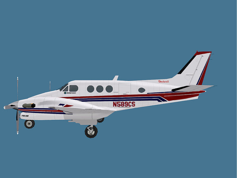 Fs2004 King Air C90B Xp Version 2 Dee Waldron Michael Verlin Fully Flyable, Includes Trans