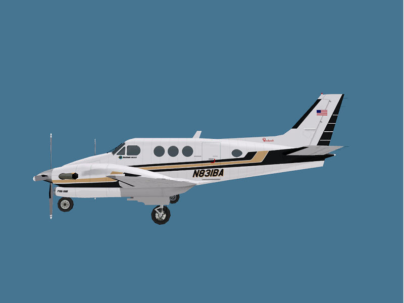 Fs2004 King Air C90B Xp Version 2 Dee Waldron Michael Verlin Fully Flyable, Includes Trans