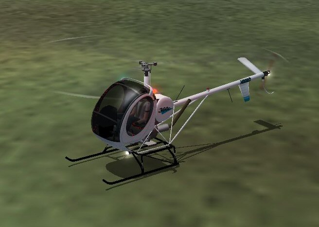 Schweizer 300C Helicopter For Ai Use Only