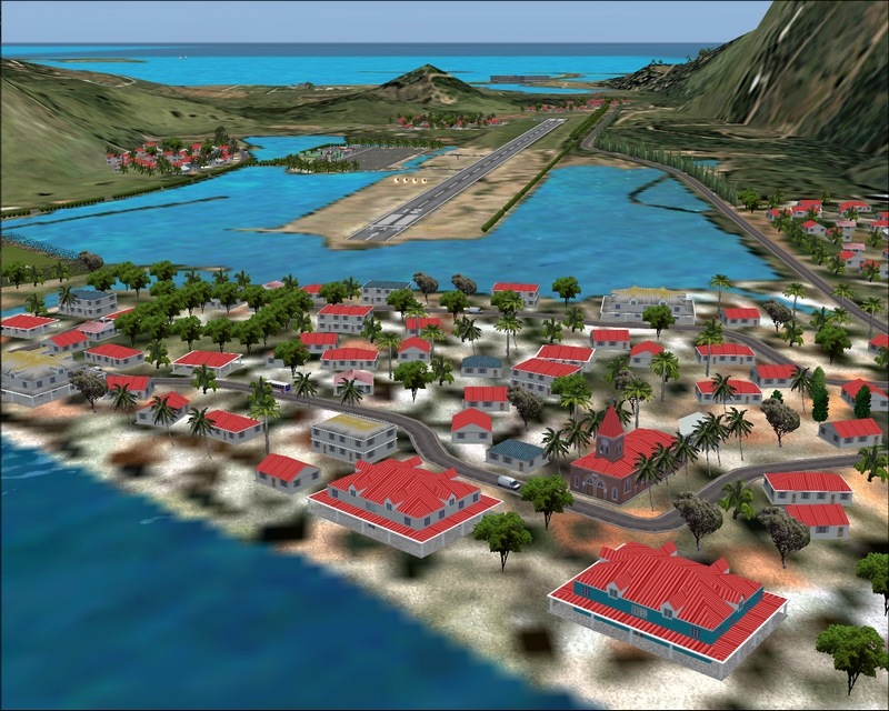 Tffg Grand Case Airport Of St-Maarten For Fs2004 Fs2004 Scenery Of Grand Case Airport Of S — 1