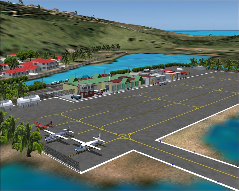 Tffg Grand Case Airport Of St-Maarten For Fs2004 Fs2004 Scenery Of Grand Case Airport Of S