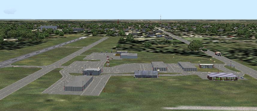 Fs2004 Scenery-Butler Memorial Airport (Kbum) Serves Butler And Bates County And Is Owned