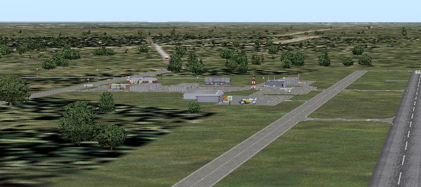 Fs2004 Scenery-Butler Memorial Airport (Kbum) Serves Butler And Bates County And Is Owned