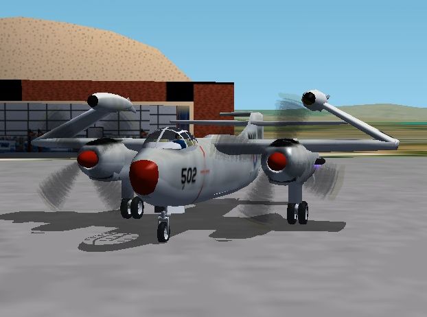 Cfs2/Fs2000/2002/2004 North American Aj-1 Savage Original By Jim Jacobson