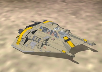 Fs2004 Starwars Incom Engineering T-47 Snowspeeder Lightweight Attack Airspeeder
