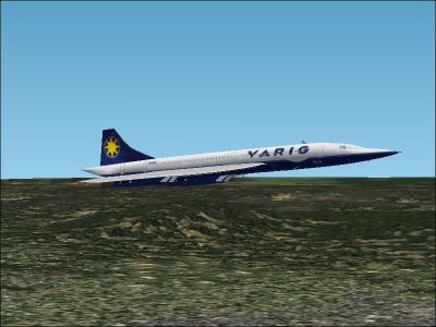 Varig Livery For Project Mach2 Concorde Livery Made By Gustavo M