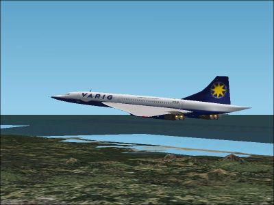 Varig Livery For Project Mach2 Concorde Livery Made By Gustavo M