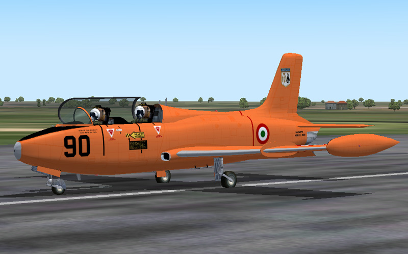 Fs2004 Aermacchi Mb-326 Italian Air Force , S.v.b.i