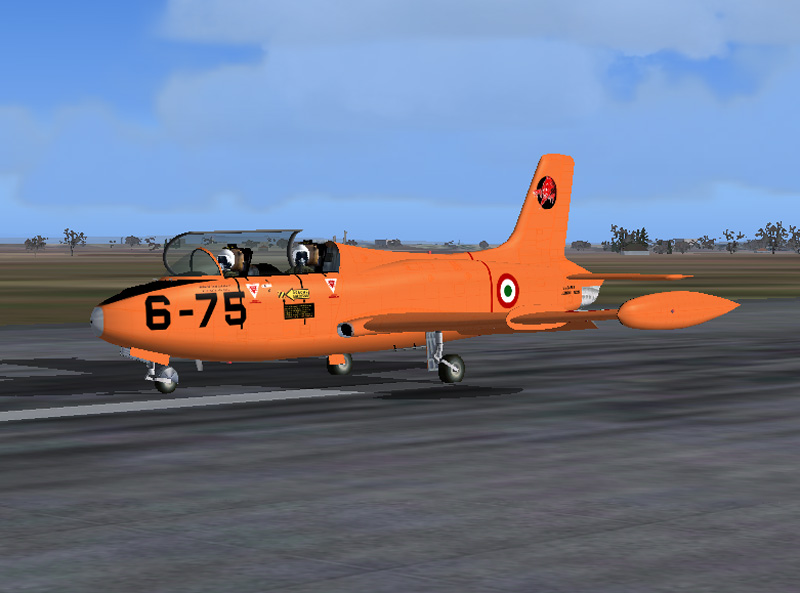 Fs2004 Aermacchi Mb-326 Italian Air Force , 6Th Stormo Diavoli Rossi Fs2004 Aermacchi Mb-3