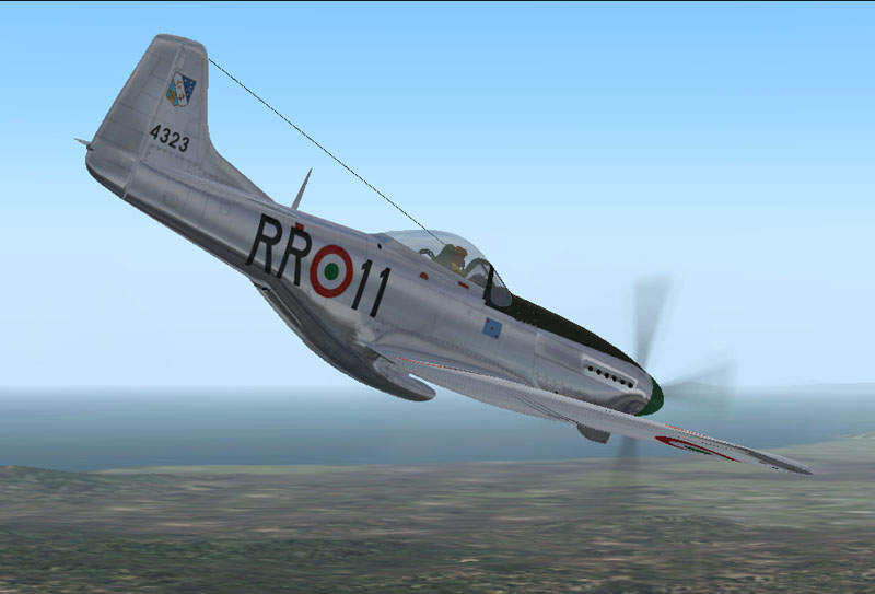 Italian Air Force, North American P-51D Mustang, Rep.volo 2A R.a