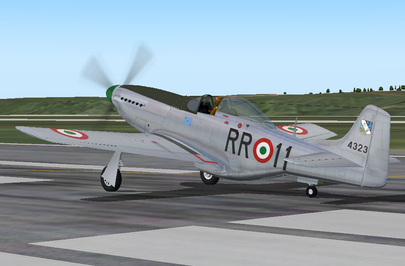 Italian Air Force, North American P-51D Mustang, Rep.volo 2A R.a