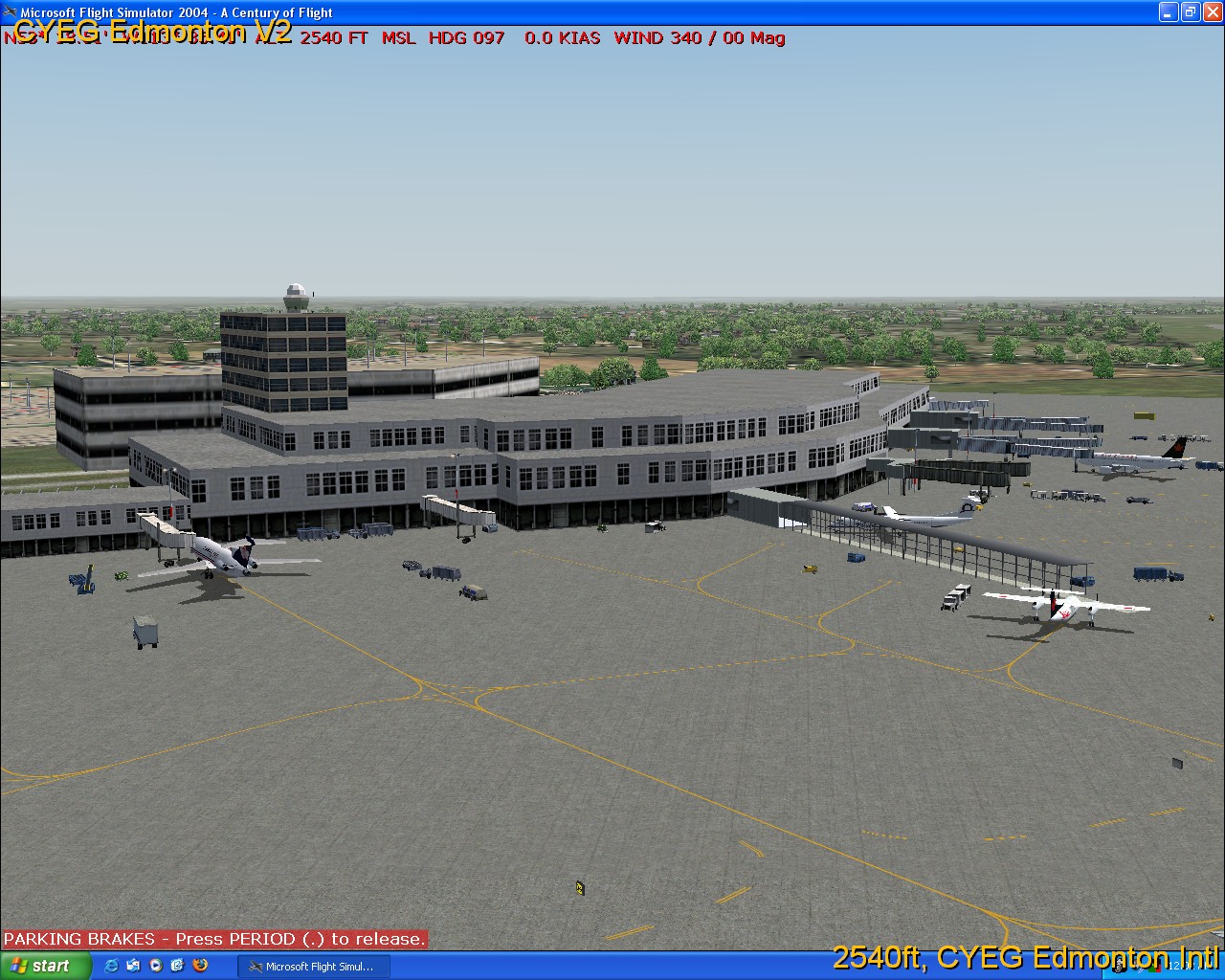 Cyeg Edmonton International For Flightsim Fs2004/Fs9 Version 2 Created By Sidney Schwartz