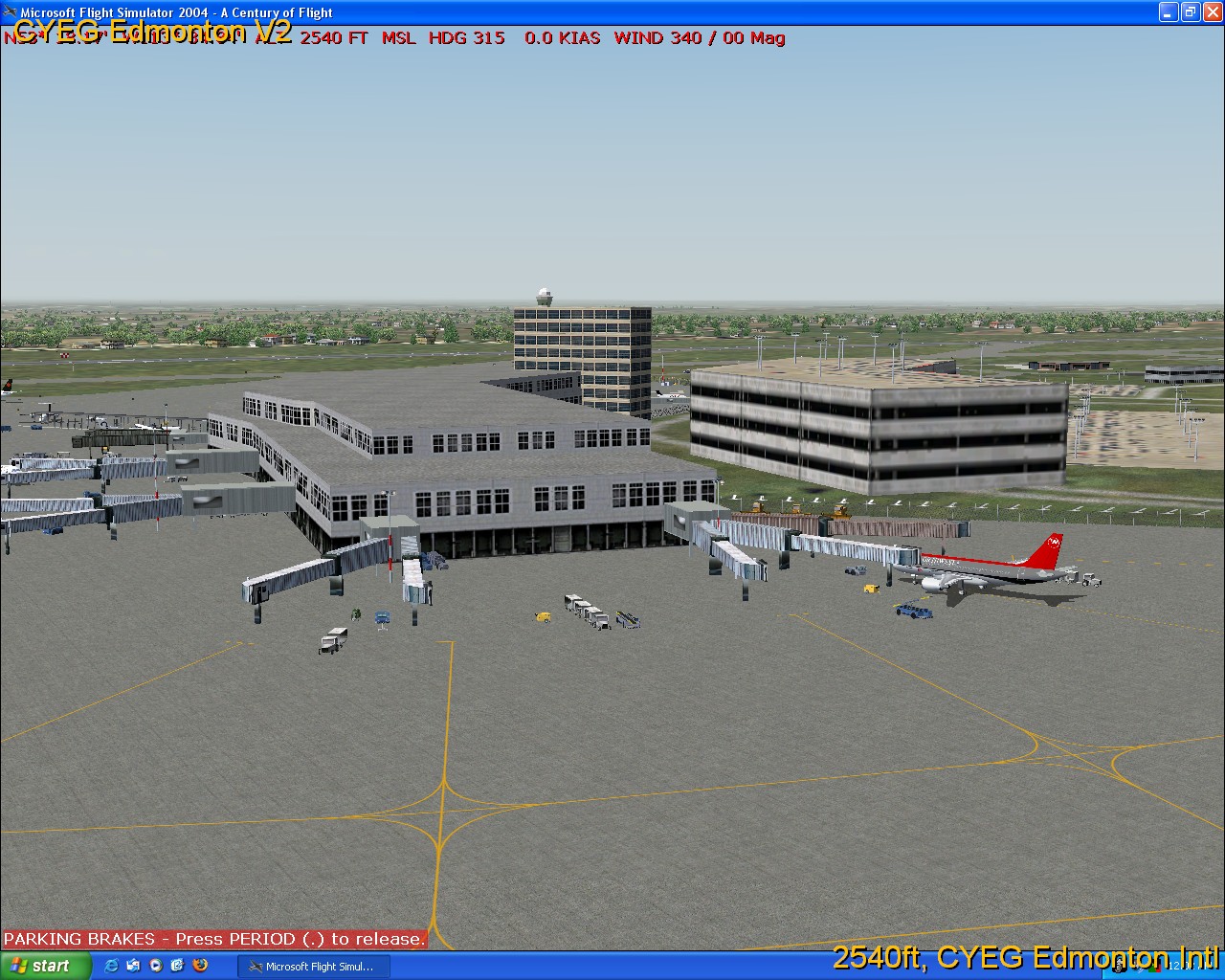 Cyeg Edmonton International For Flightsim Fs2004/Fs9 Version 2 Created By Sidney Schwartz