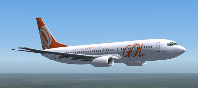 Project Opensky B737-800 Gol Linhas Aereas Model By Hiroshi Igami Flight Dynamics By Warre