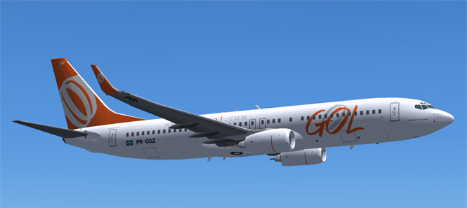 Project Opensky B737-800W Gol Linhas Aereas Model By Hiroshi Igami Flight Dynamics By Warr