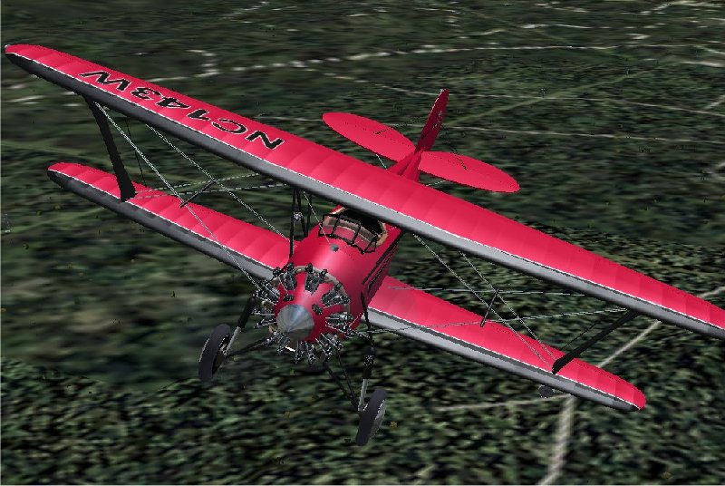 Golden Age Simulations Waco Taperwing Package For Flightsim Fs2004/Fs9