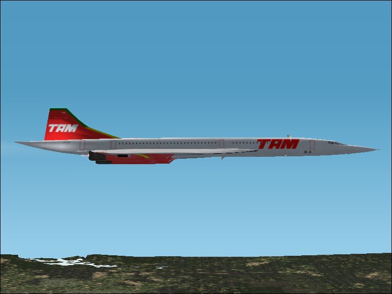 Varig Livery For Project Mach2 Concorde Livery Made By Gustavo M