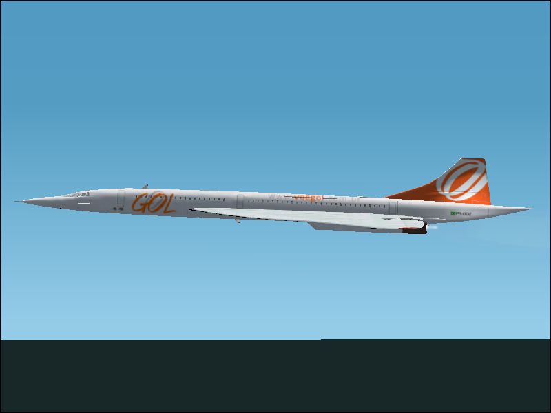 Varig Livery For Project Mach2 Concorde Livery Made By Gustavo M
