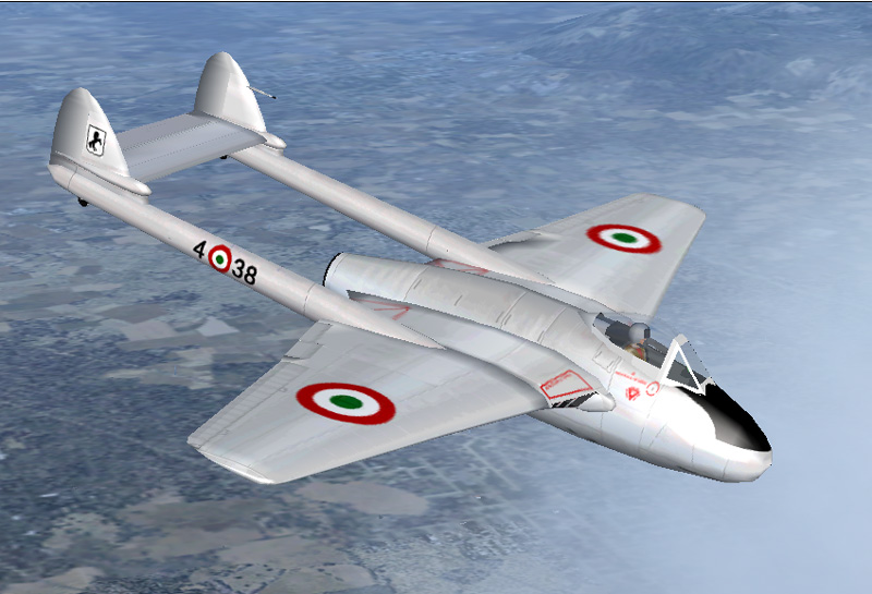 Italian Air Force, De Havilland Dh100 Vampire F Mk 3, Compilation Textures Exclusively For — 1