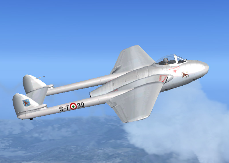 Italian Air Force, De Havilland Dh100 Vampire F Mk 3, Compilation Textures Exclusively For