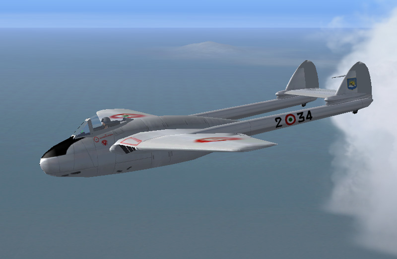 Italian Air Force, De Havilland Dh100 Vampire F Mk 3, Compilation Textures Exclusively For