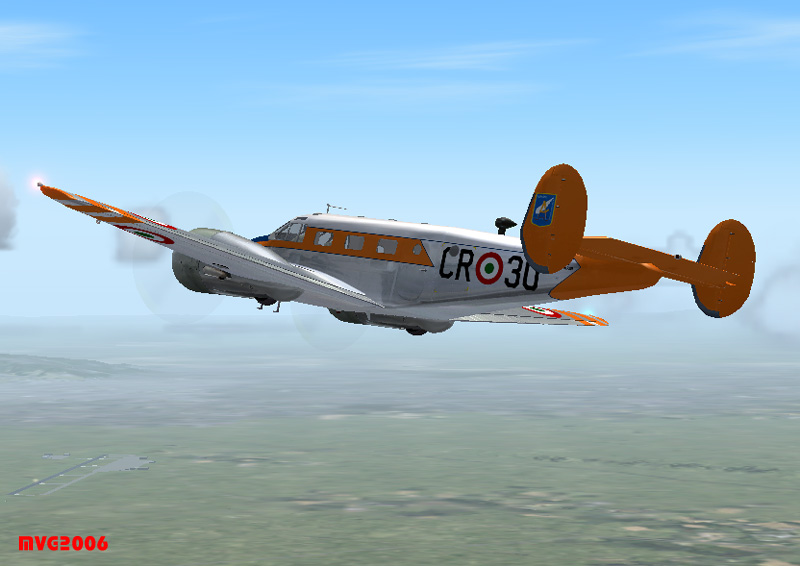 Italian Air Force, Beechcraft C-45, Reparto Radiomisure - Beechcraft C-45, Textured To Rep