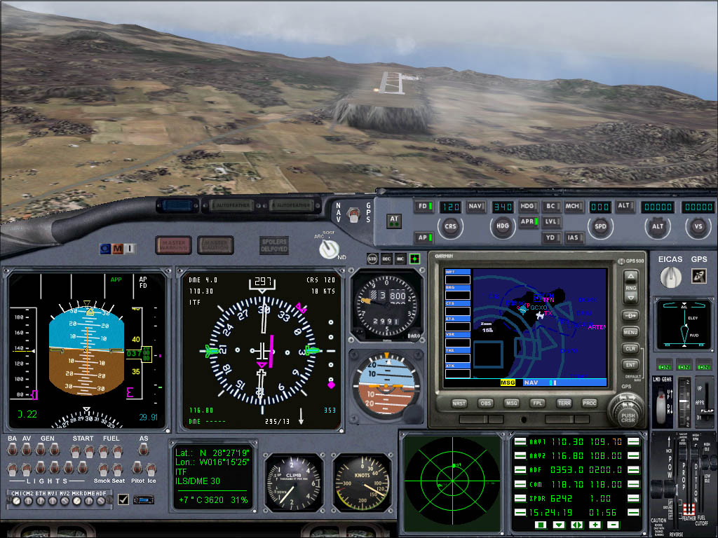 Microsoft Flight Simulator 2004 Generic Twin Turboprop Panel For Any Twin Turboprop Aircra