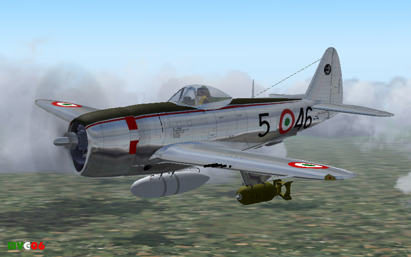 Italian Air Force, Wop-Republic P-47D-30 Thunderbolt, 5Th Stormo A Thunderbolt Of The 5Th