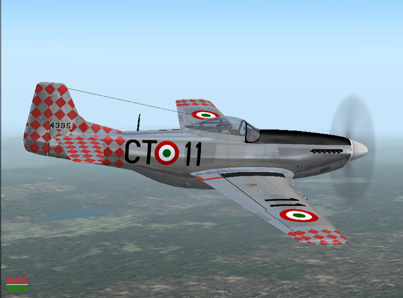 Italian Air Force, Wop-North American P-51D Mustang, Centro S.t — 1