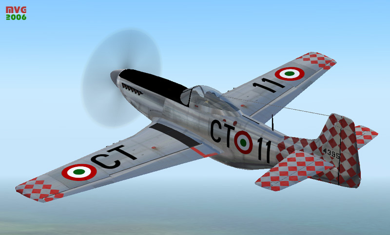 Italian Air Force, Wop-North American P-51D Mustang, Centro S.t