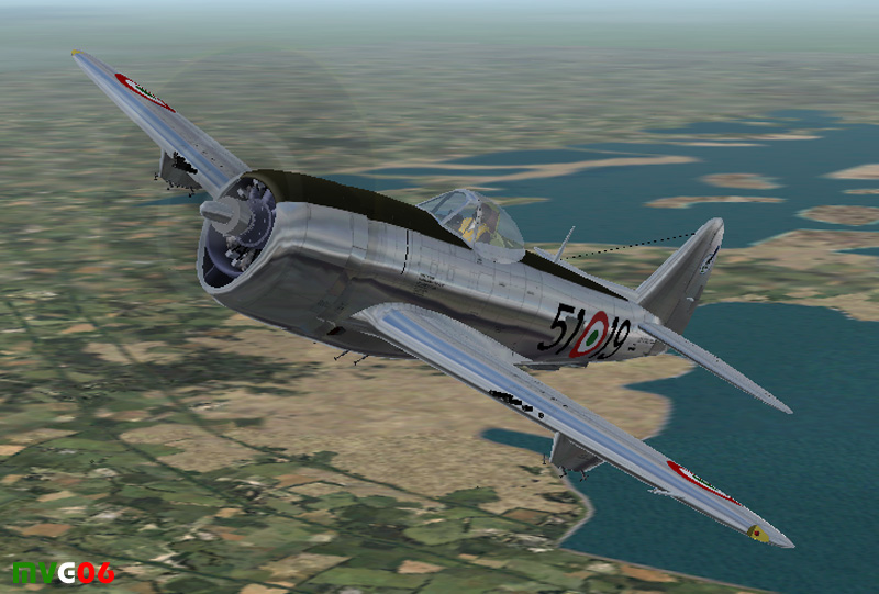 Italian Air Force, Wop-Republic P-47D-30 Thunderbolt, 51St Stormo A Thunderbolt Of The 51S — 1