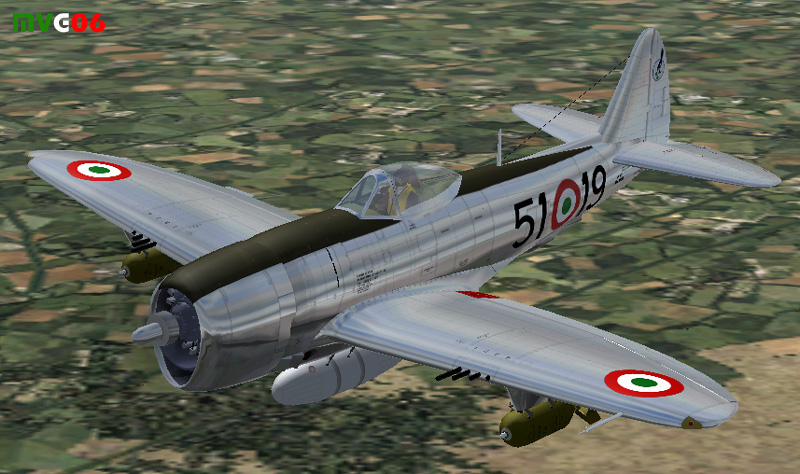 Italian Air Force, Wop-Republic P-47D-30 Thunderbolt, 51St Stormo A Thunderbolt Of The 51S