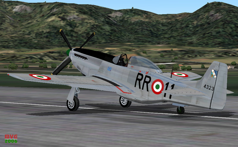 Italian Air Force, Wop-North American P-51D Mustang, Rep.volo 2A R.a