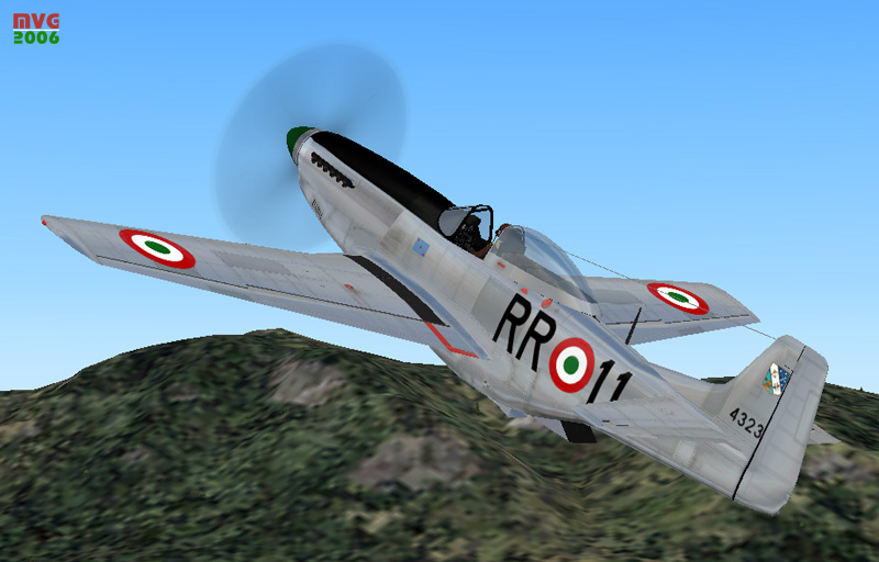 Italian Air Force, Wop-North American P-51D Mustang, Rep.volo 2A R.a