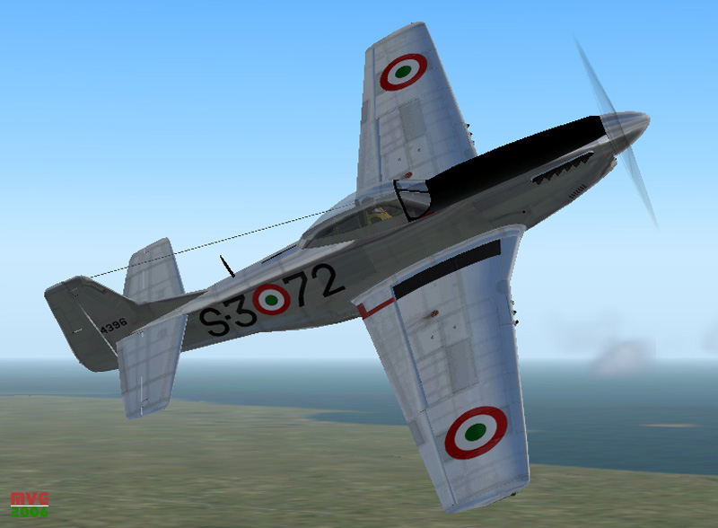 Italian Air Force, Wop-North American P-51D Mustang, Scuola 3Rd Periodo A Mustang Of The S — 1