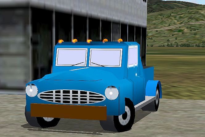 Fs2004 Pickup Truck, Modified Fdes By Charles Backus (Napamule)