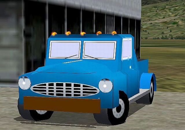 Fs2004 Pickup Truck, Modified Fdes By Charles Backus (Napamule)