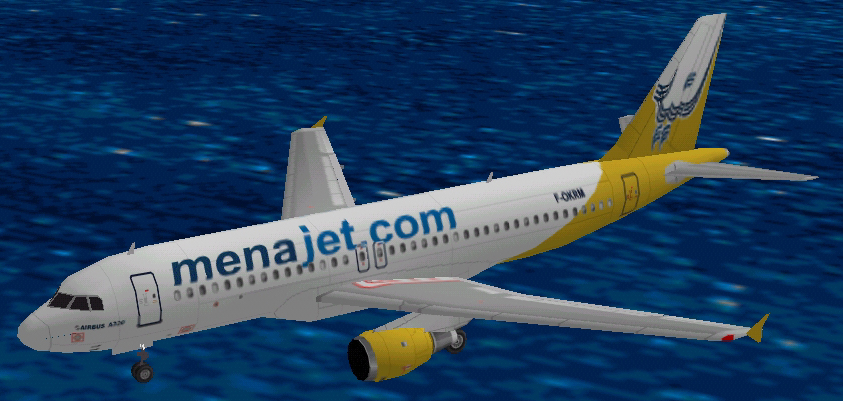 Flightsim Fs2004/Fs98 Airbus A320-211 Menajet, A New Libanese Airline