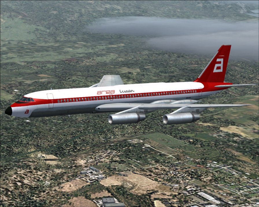 Fs2004 Convair Cv990A Area Ecuador (Revised Colours) Original By Erick Cantu