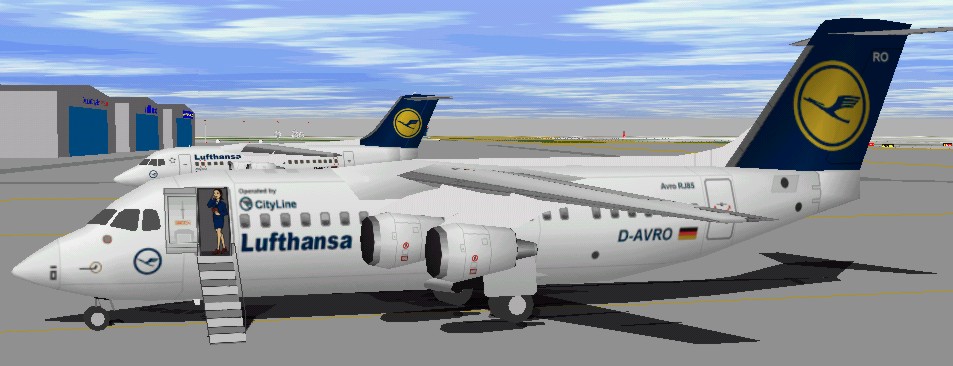 Flightsim Fs2004/Fs98 Lufthansa Regional Avro Rj85 Flightsim Fs2004/Fs98 Lufthansa Regiona