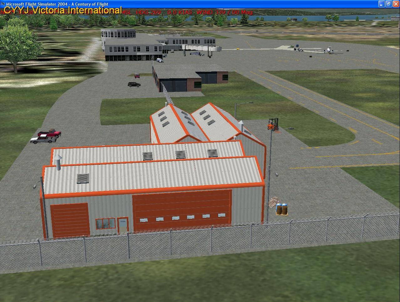 Cyyj Victoria International For Flightsim Fs2004/Fs9 Created By Sidney Schwartz Using Ez-S — 1