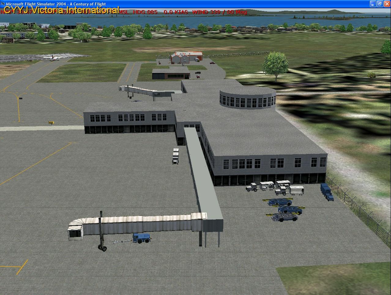Cyyj Victoria International For Flightsim Fs2004/Fs9 Created By Sidney Schwartz Using Ez-S