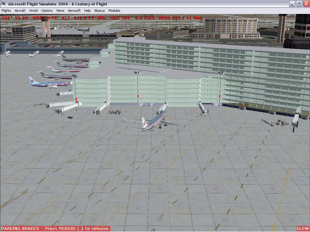 Terminal D Kdfw For Flight Simulator 2004 By Frame-Rate-Friendly Studio/William Morgan — 1
